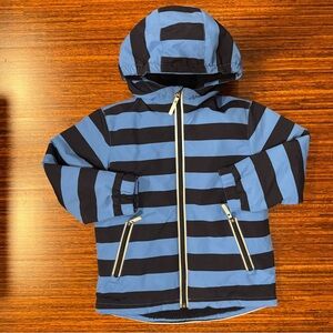 Hanna Andersson Fleece Lined Navigator Jacket with hood wind and waterproof 6/7